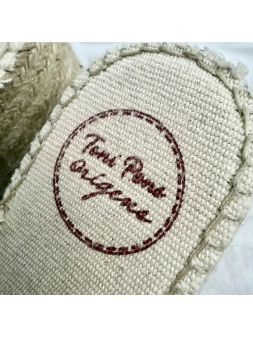 Toni Pons Canvas Espadrille Wedge Mule Slides Women’s EU 40 Made in Spain